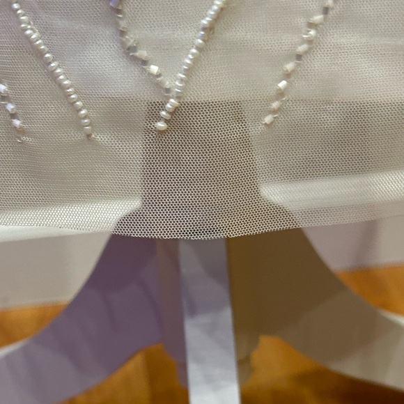 NWT - Adrianna Papell  - Beaded Short Sheath Dress -  Color Ivory - Size 8 - Picture 6 of 13